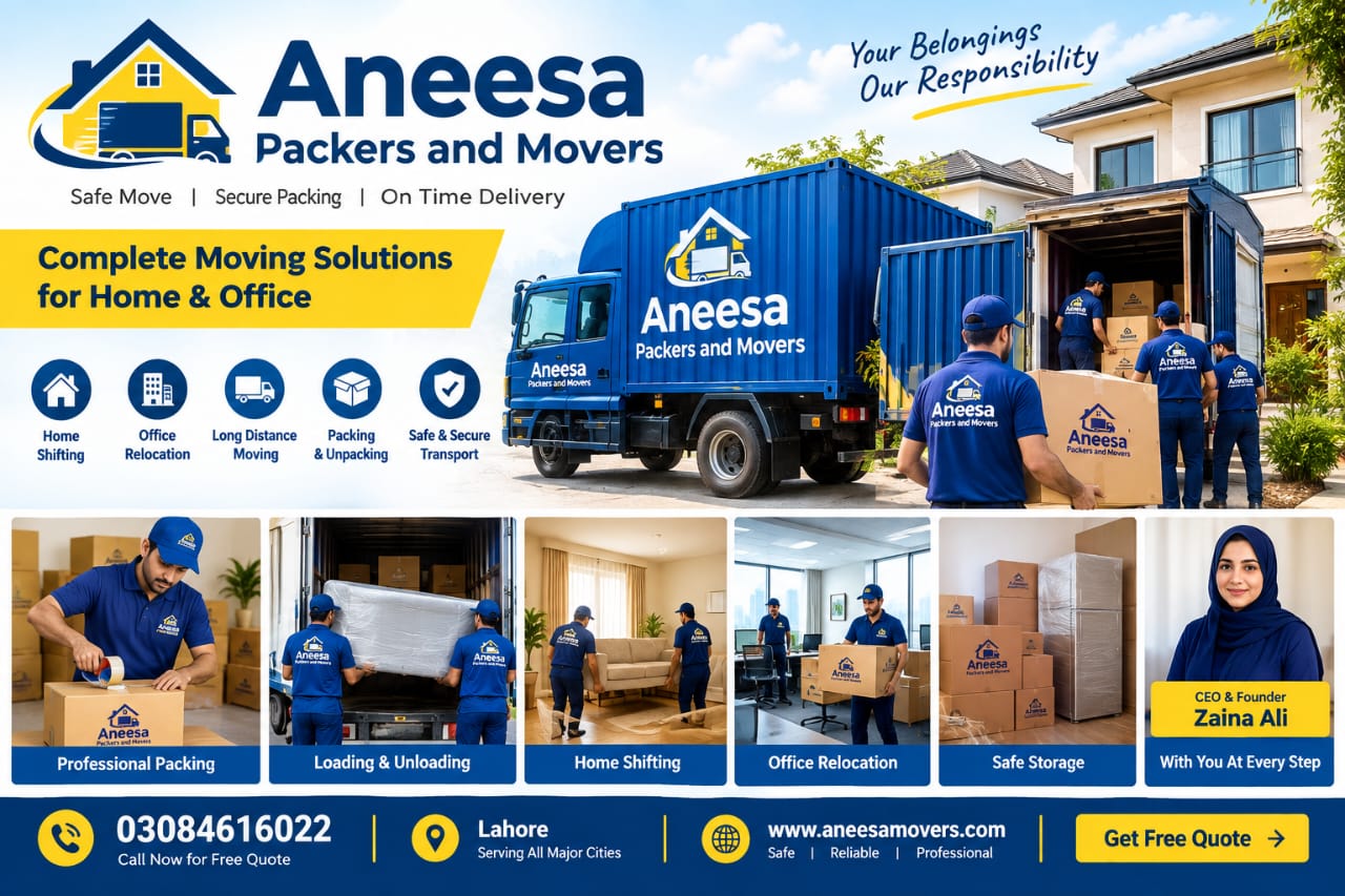 Aneesa Packers and Movers packing, loading and relocation services